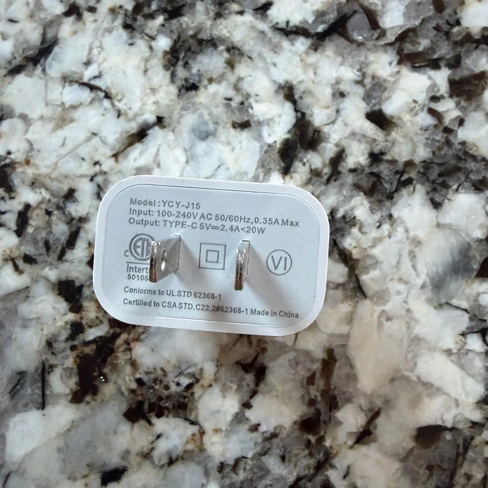 White USB Wall Charger